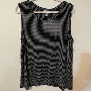 Old Navy striped swing tank